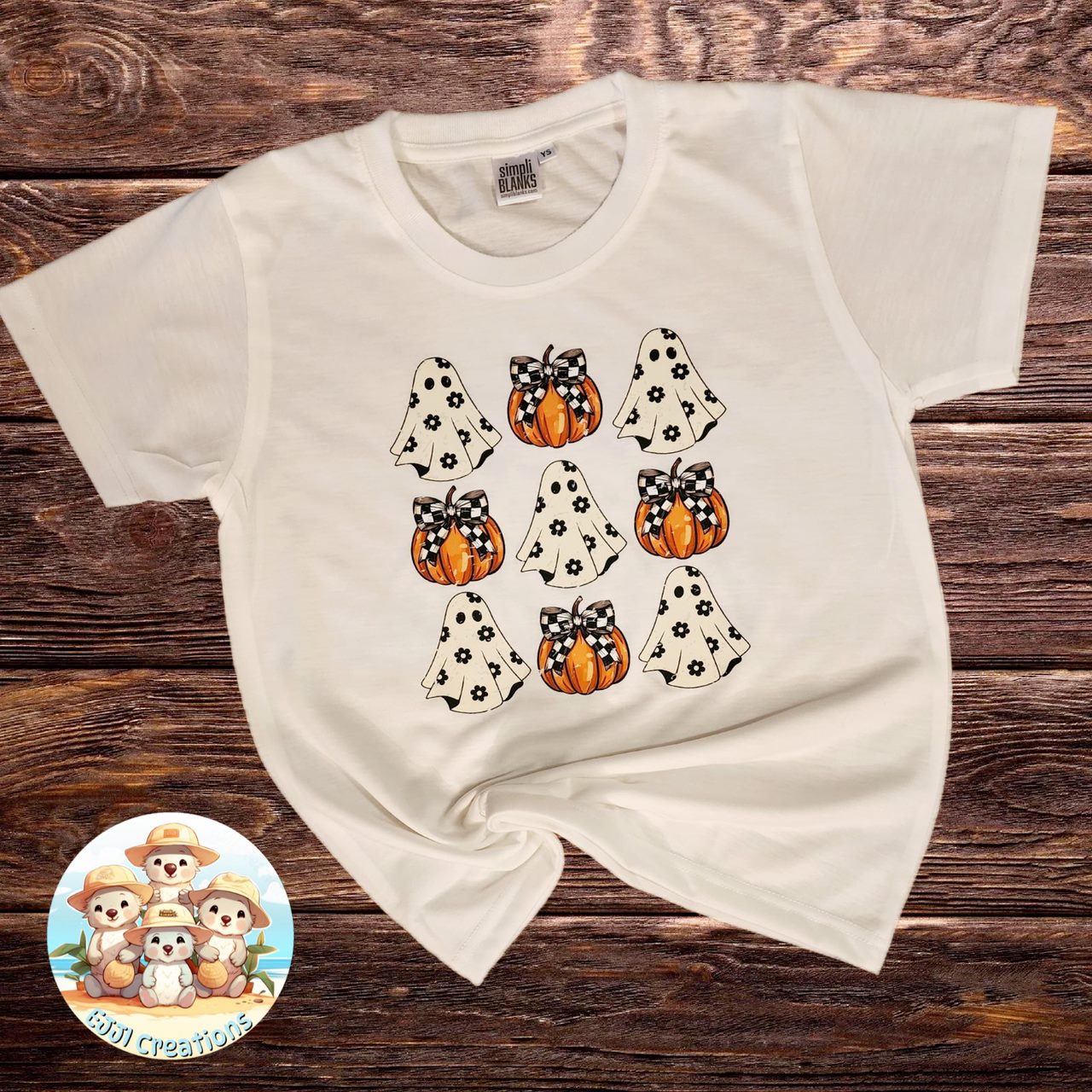 "Pumpkin Coquette" Kids Tee *Made To Order*