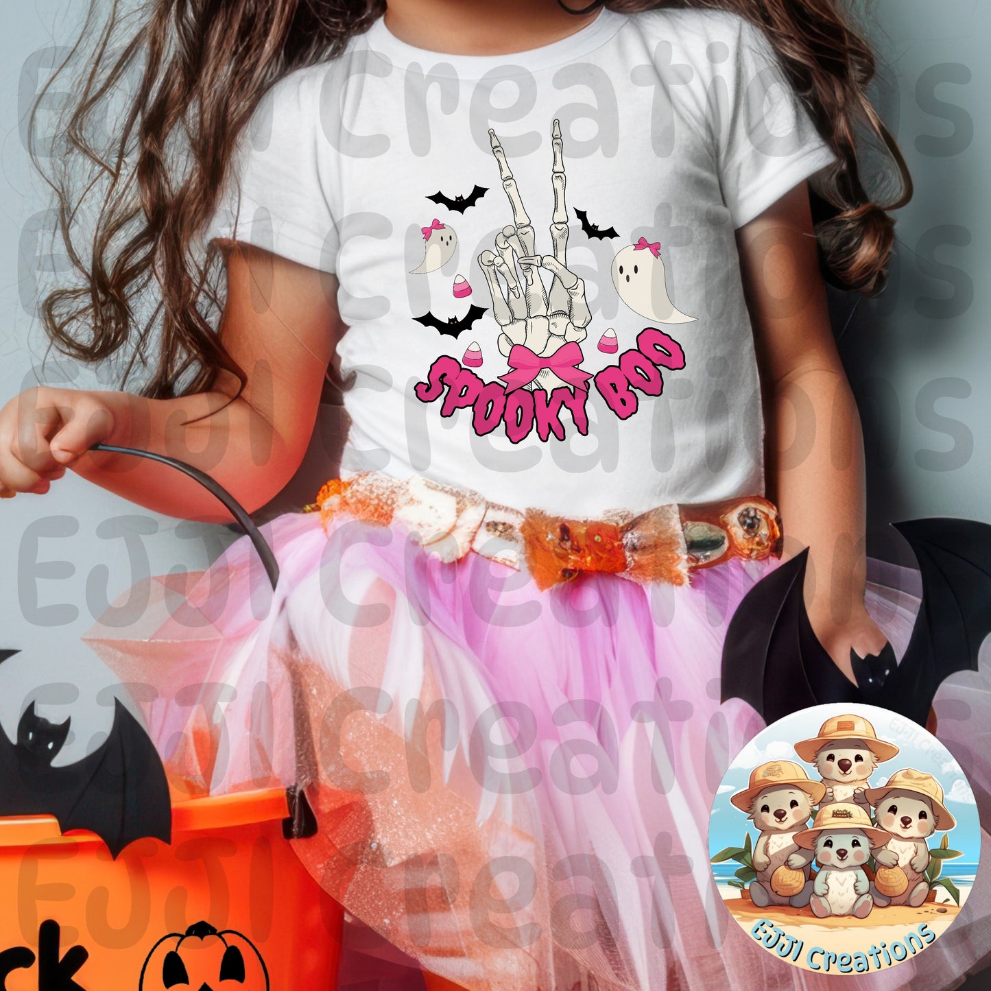 "Spooky Boo" Kids Tee *Made To Order*