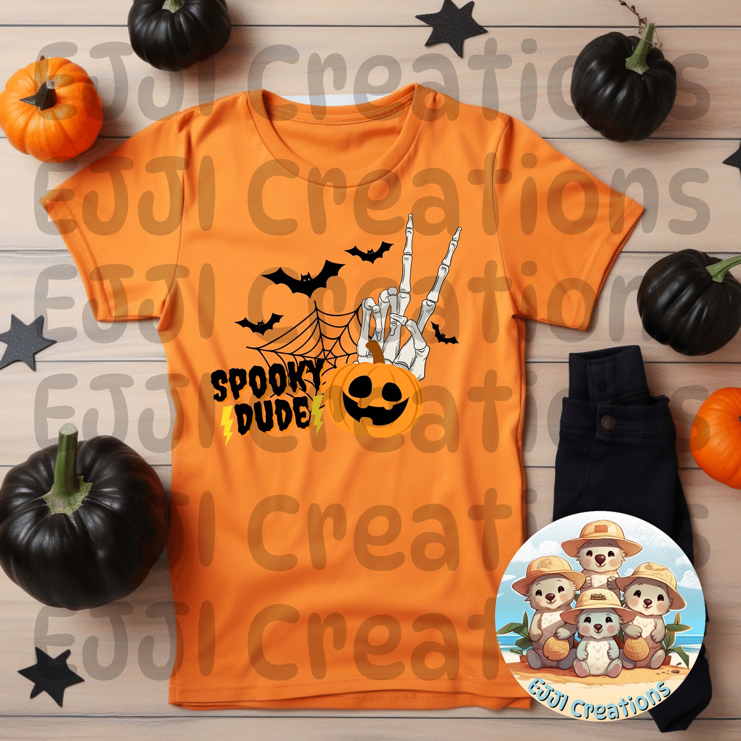 "Spooky Dude" Kids Tee *Made To Order*