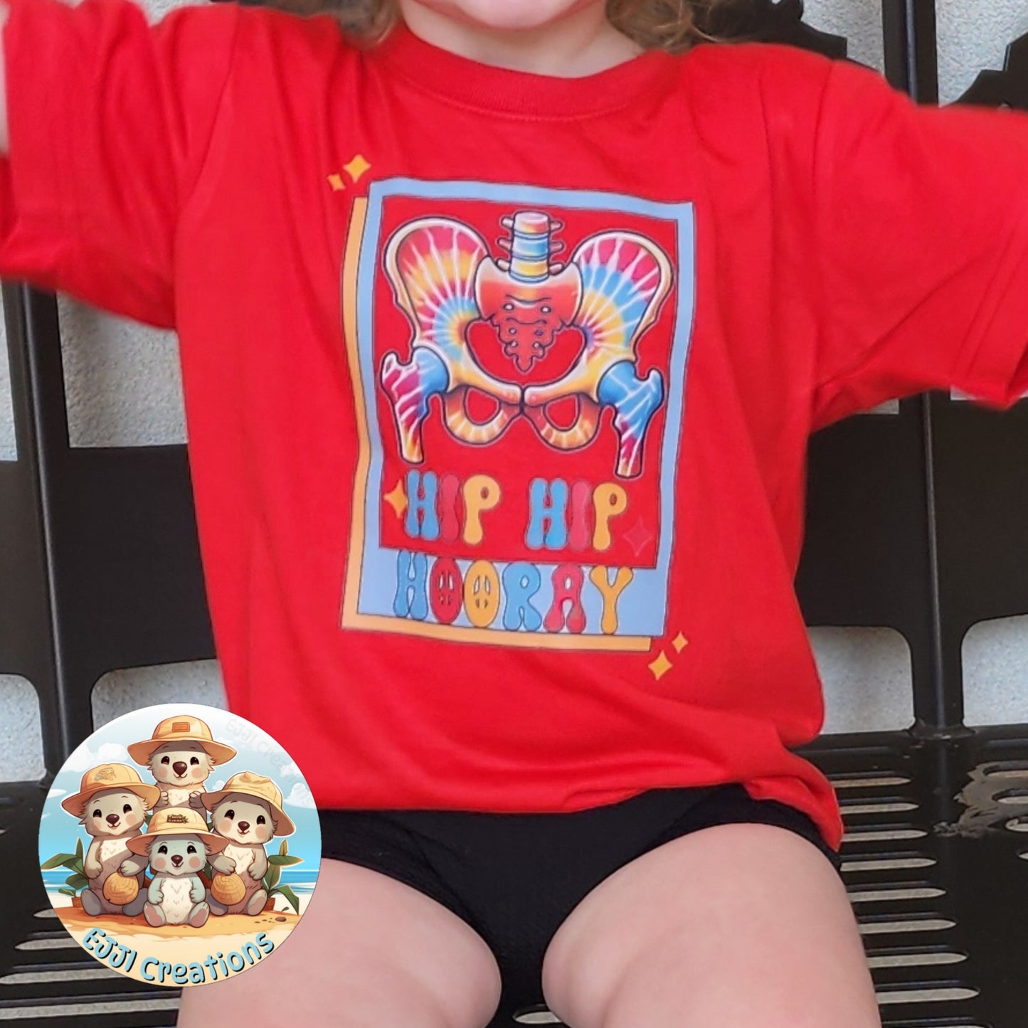 "Hip Hip Hooray" Adult XS-5XL Tee *Made To Order*